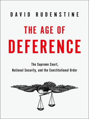 cover image of The Age of Deference